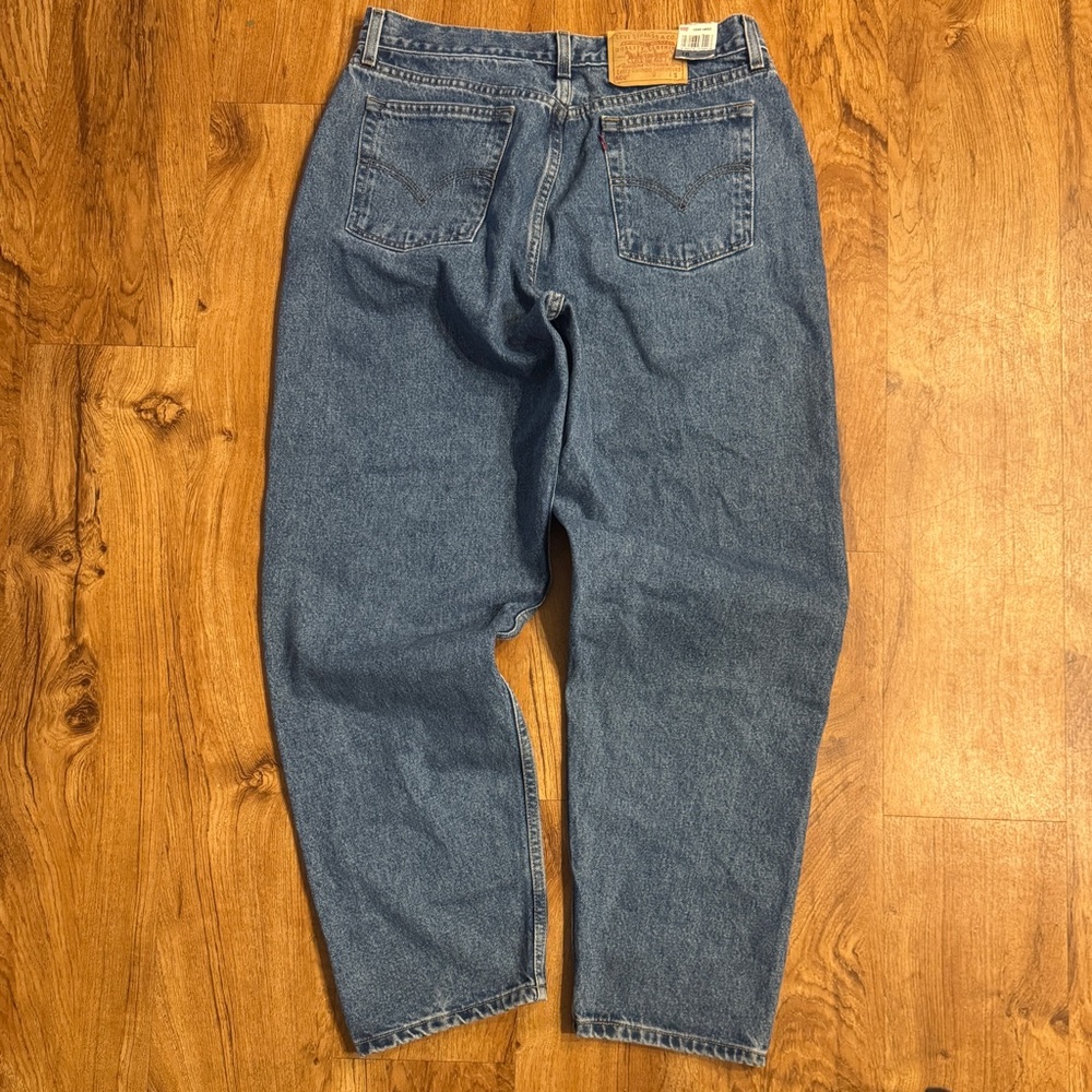 New Vintage Levis 560 Jeans Womens 16 Short Blue Loose Fit Denim Made In USA - Picture 7 of 8